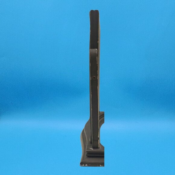 Antique Early Art Deco / Edwardian Swivel Wood Frame w/ US Sepia Girl Photo - Picture 6 of 9